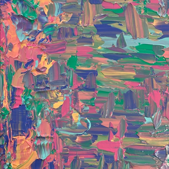 Acrylic Paint Pour Skin, colorful, flexible craft - Picture 3 of 8